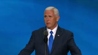 Republican Nominee for Vice President Mike Pence at the RNC (part 1)