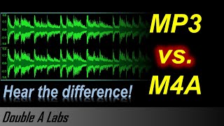 M4A vs MP3 Audio Quality Comparison