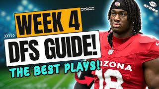 The Best Week 4 NFL DFS Picks & Values You NEED to Know!