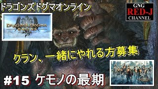 #15 ケモノの最期【DDON】ドラゴンズドグマオンライン 一緒にやる方募集！【がちヌル】RED-J