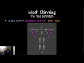 mesh skinning skeletal animation and root motion openglstarter