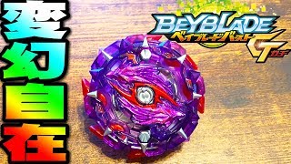 【形が変わる】タクトロンギヌス.12E.T' 双バトルレビュー【 #ベイブレードバースト 】 #BeybladeBurst