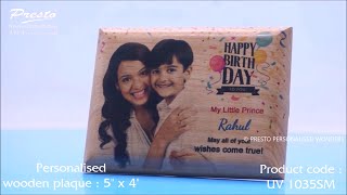 Full HD Color Personalized Wooden Plaques 5\