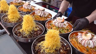 산더미짜장 Making Amazing Style Noodle Dishes (Jajangmyeon, Jjamppong) - Korean stree