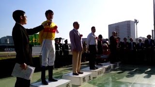 JRA①コパノリッキー、武豊Ｊに導かれ「かしわ記念JpnⅠ」２年ぶり２度目Ｖ、ＧⅠ（JpnⅠ含む）６勝目！＝武豊騎手・優勝インタビュー（表彰式編）