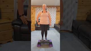 FAT to FIT Weight Loss Journey! Workout Blooper on my aerobic stepper