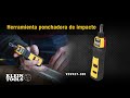 ponchadora que termina y corta cables cat3 cat5e y cat6 6a en un solo paso mod. vdv427 300