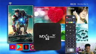 TV BOX MXQ PRO 4k | COMO HACER TU TV SMART
