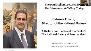 The Paul Mellon Lectures: Gabriele Finaldi, Director of the National Gallery