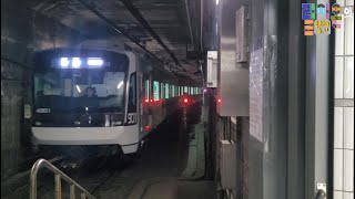 Seoul Metro Line 4 5th new car 4901F arriving at Sadang Station