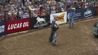 Ryan Dirteater rides Double Doze for 80.25 points (PBR)