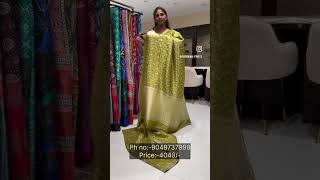 Tusser georgette sarees