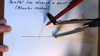 Parallel Lines using the Rhombus Method