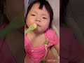 9個月孫女吃飯吃到睡著 babysleep baby falls asleep while eating 姥姥帶娃日常