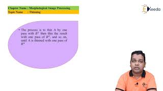 Thinning - Morphological Image Processing - Image Processing