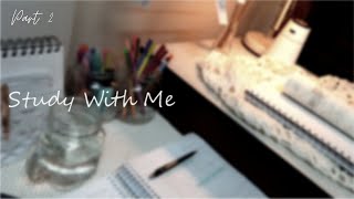 Study with me live | Pomodoro | 8 Sessions | Focus | Snow rain sounds | Music for studying | Part 2