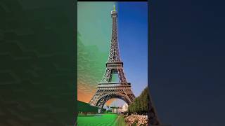 Eiffel tower transform Minecraft || #shorts #shortsfeed #edit #eiffeltower #minecraft