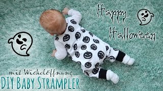 STRAMPLER MIT WICKELÖFFNUNG NÄHEN /🎃 Happy Halloween Special 🎃