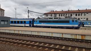 CD Class 162 - 162037 departing Praha Hlavní nádraží Station on 12/09/24