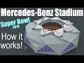 How does the Mercedes-Benz Stadium work?