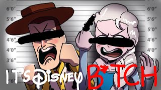 Disney Movie voice actors cursing but its the actual characters (an animation)