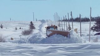 Here comes the snow plow!