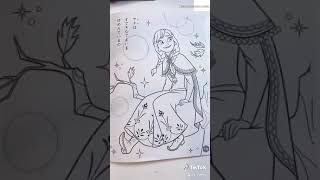 Disney Princess x Kimetsu no Yaiba Cosplay Coloring Book #shorts