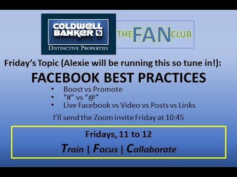 Fan Club 3-23-18; Facebook Best Practices Fan Club 3-23-18; Facebook Best Practices