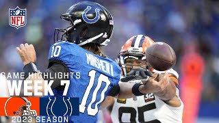 Cleveland Browns vs. Indianapolis Colts | 2023 Week 7 Game Highlights
