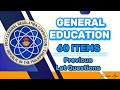 GENERAL EDUCATION | 60 Items Let Questions 2024 #let #gened