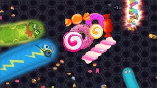 WORMATE - Безумный Червяк Мультфильм Игра клон SLITHER IO И WORMAX IO 5