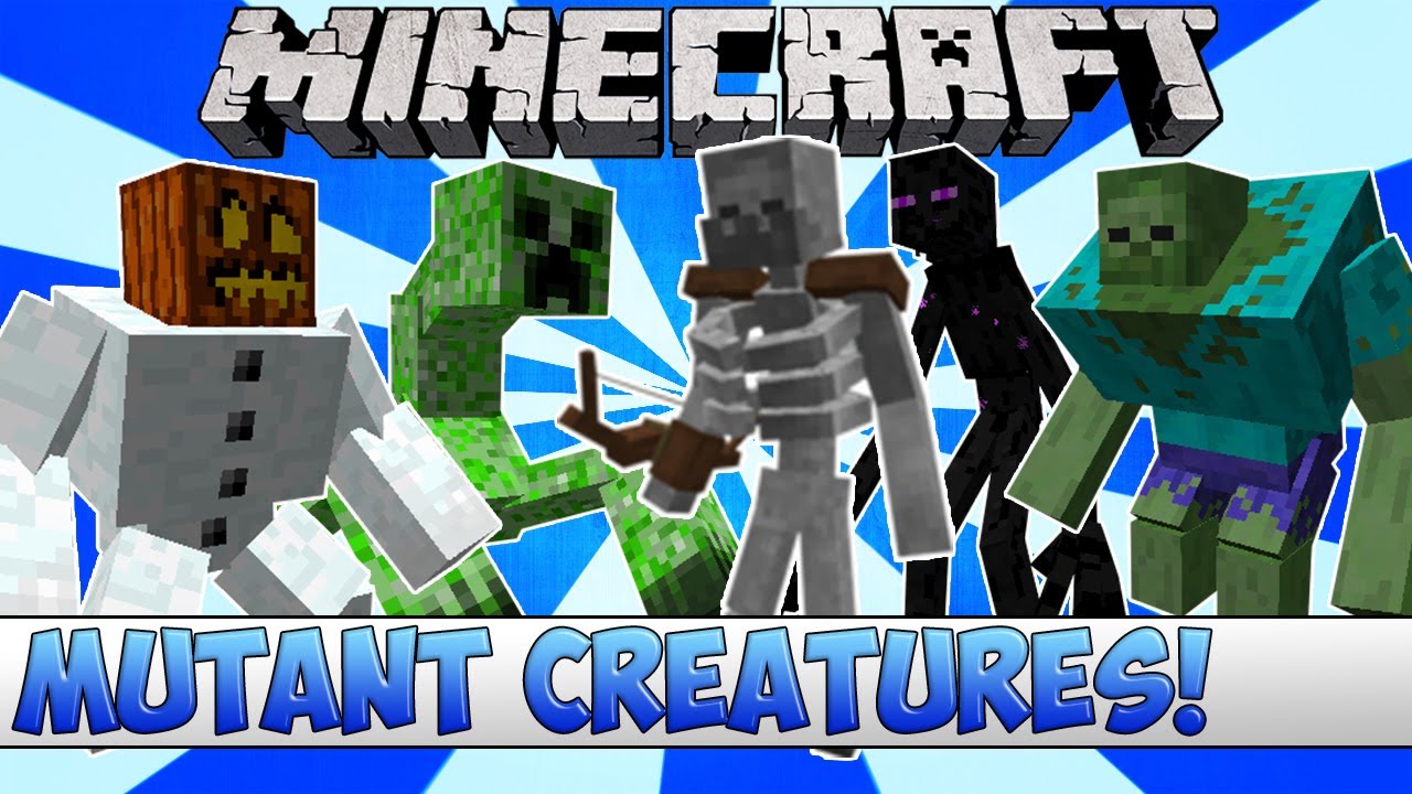 Minecraft Mutant Creatures Mod Showcase Youtube