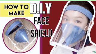 How to make a face shield |DIY face shield|自製防飛沫面罩｜製作過程分享￼