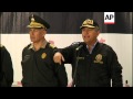 Peru police display record 7.7-ton cocaine haul in Lima hangar