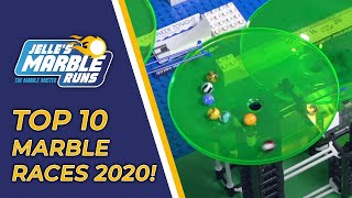 TOP 10 Marble Races 2020 of Jelle's Marble Runs!