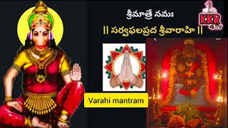 శ్రీ వారాహి ధన మంత్రం//varahi mantram//ఒక్కసారి చదవడం కానీ రాయడం కానీ చేసి చూడండి 100%