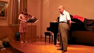 Nessun dorma prova Angelo Loforese  92 anni nel 2012イタリアから来日した翌日の練習で、、