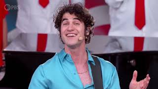 Darren Criss performs \