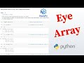 Python Numpy Tutorial - 8 ... Eye Array Function  || np.eye( )