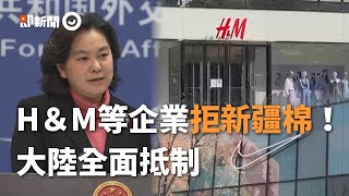 H＆M、NIKE等拒用新疆棉遭抵制　 華春瑩：我們不許外企吃飯又砸碗｜大陸