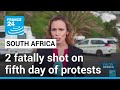 2 fatally shot on fifth day of protests in South African city of Cape Town • FRANCE 24 English