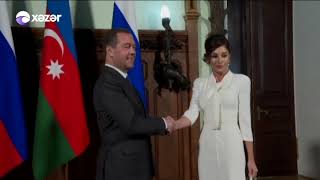Birinci vitse-prezident Mehriban Əliyeva yüksək səviyyədə qarşılanıb