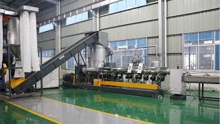 Waste PSF Polyester Fabric Pelletizing Machine