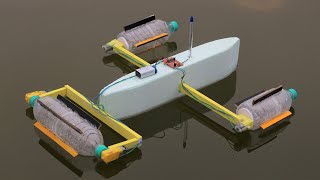How To Make BOAT FROM PLASTIC BOTTLES