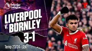 Highlights & Goles: Liverpool v. Burnley 3-1 | Premier League | Telemundo Deportes