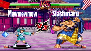 Samurai Shodown V Special - Mewmewmow VS Slashmaru