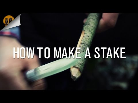 How To Make A Stake from Wood How To Make A Stake from Wood