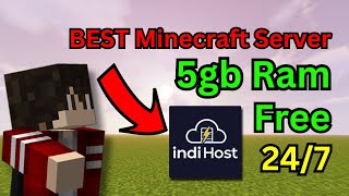 BEST FREE 24/7 Minecraft Server Hosting 🔥| India | 8gb Ram | MCPE \u0026 Java | Lag Free