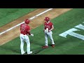 フォアボールで出塁＆塁上の様子【大谷翔平選手】盗塁を試みるが。。。shohei ohtani at batt 2nd at batt vs astros 9.22.2021