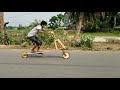 how to make chukudu easy build wooden scooter at home